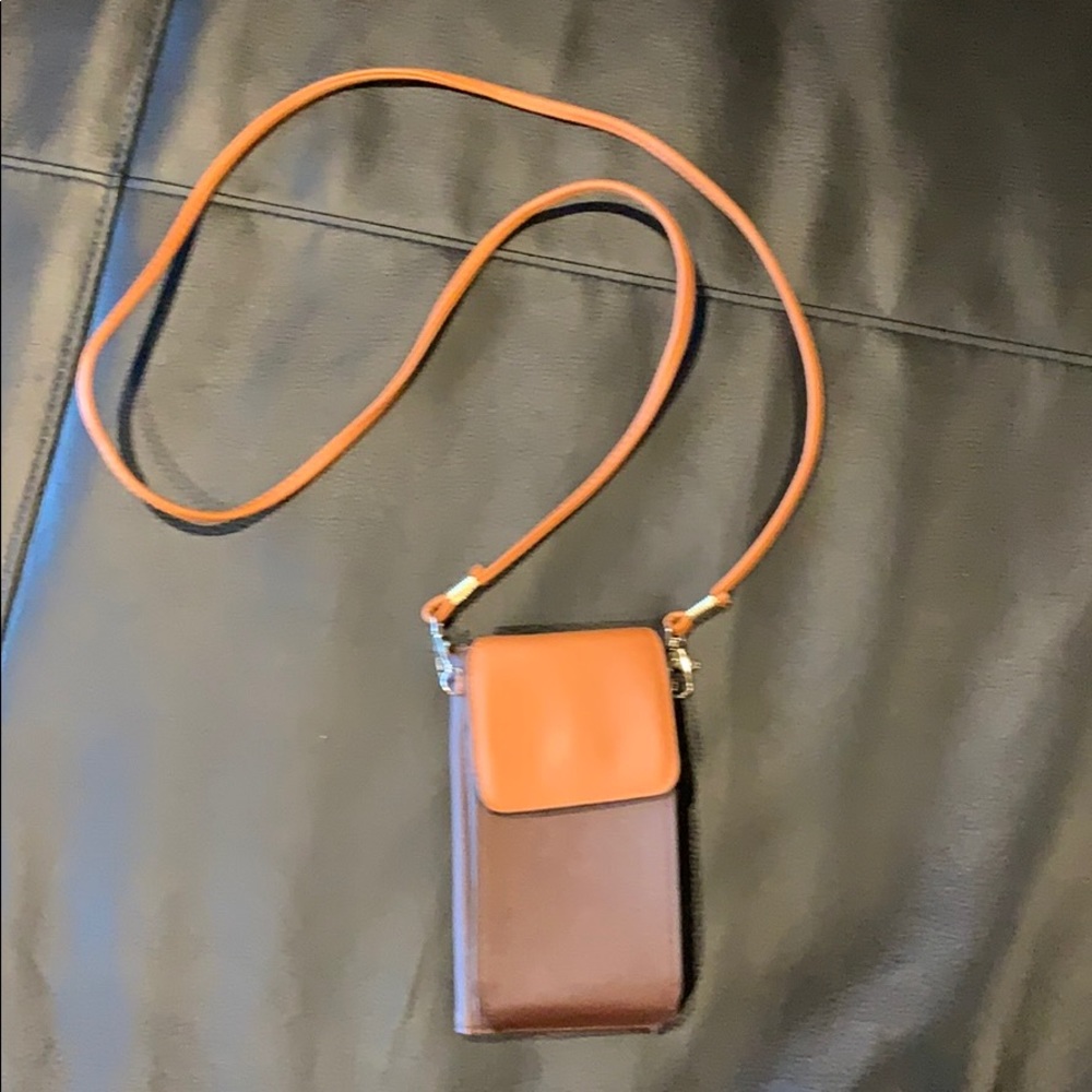 Crossbody wallet & cell phone holder